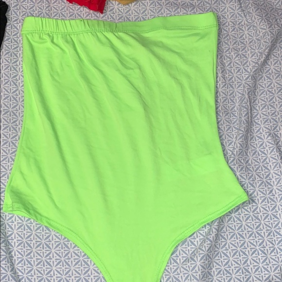 Green body suit